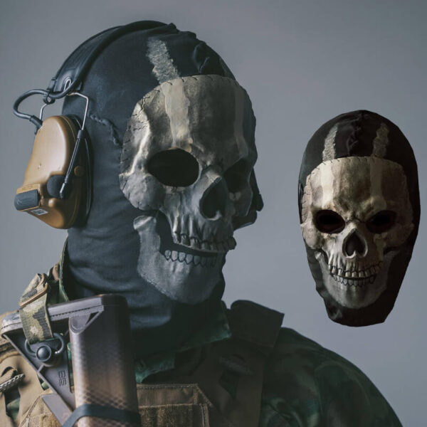 Ghost Mask MW2 Call of Duty Mask Unisex COD Ghost Mask Halloween Mask