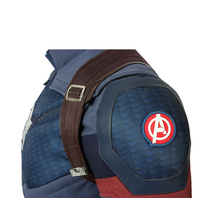 Captain America Costume Avengers 4 Civil War Steven Rogers Cosplay Superhero Battle Suit - Image 13