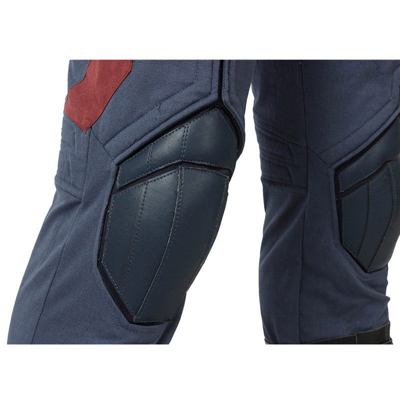 Captain America Costume Avengers 4 Civil War Steven Rogers Cosplay Superhero Battle Suit - Image 17