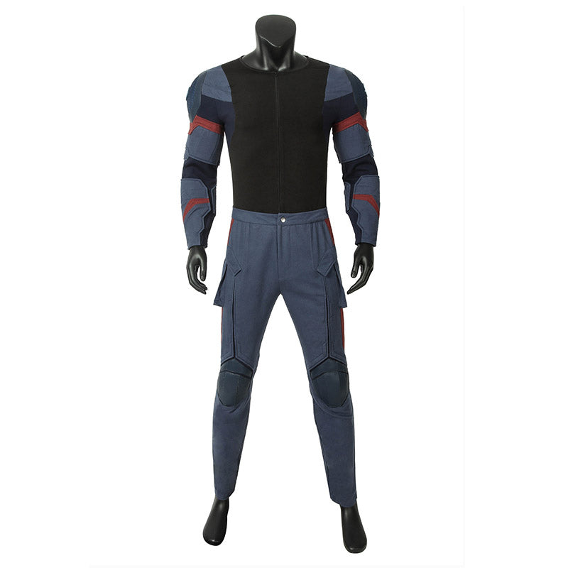 Captain America Costume Avengers 4 Civil War Steven Rogers Cosplay Superhero Battle Suit - Image 6