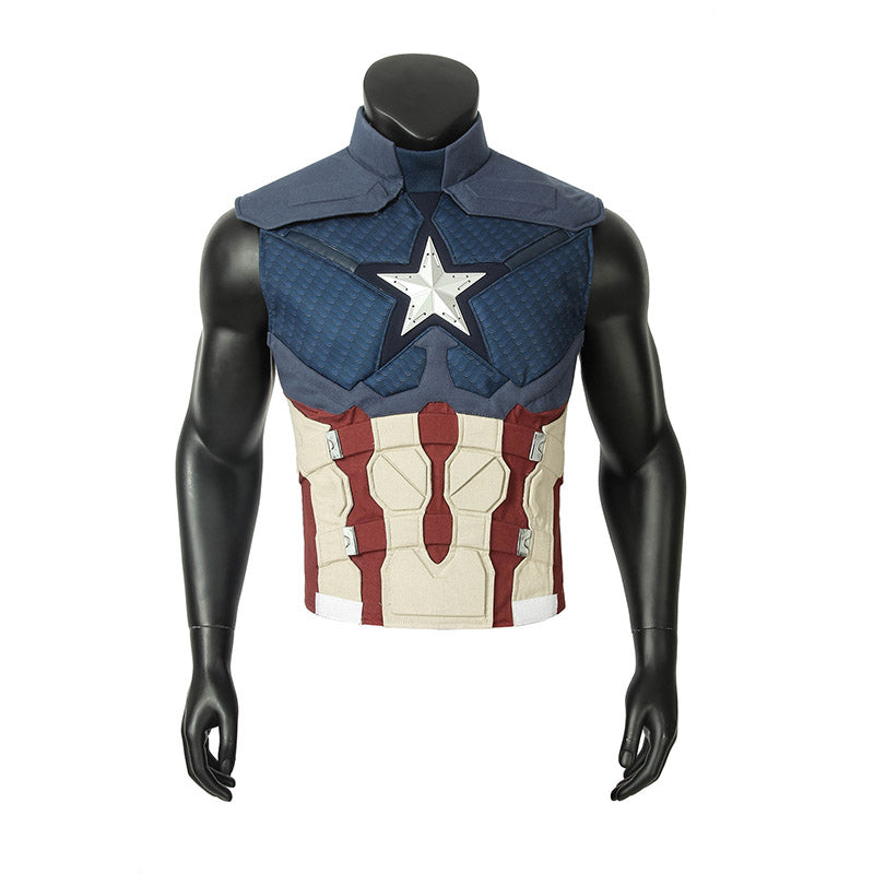 Captain America Costume Avengers 4 Civil War Steven Rogers Cosplay Superhero Battle Suit - Image 7