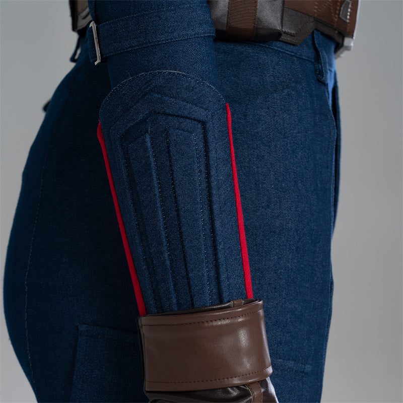 Movie Doctor Strange 2 Margaret Peggy Carter Cosplay Costume Captain Carter Bodysuit Battle Suit - Image 20