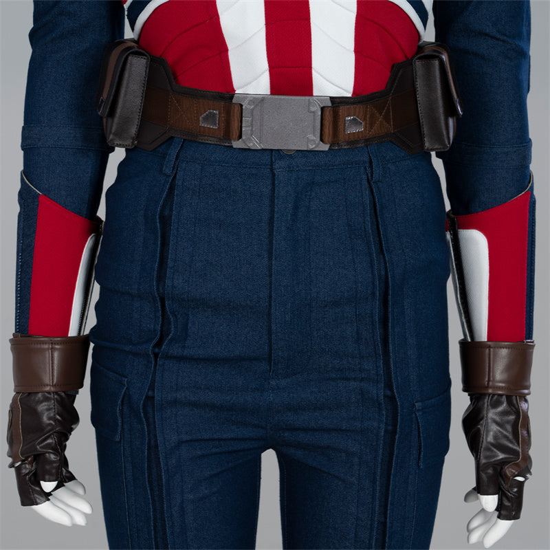 Movie Doctor Strange 2 Margaret Peggy Carter Cosplay Costume Captain Carter Bodysuit Battle Suit - Image 28
