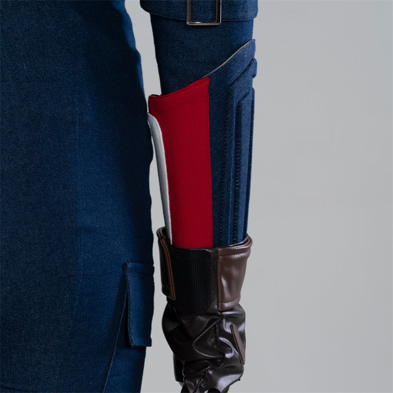 Movie Doctor Strange 2 Margaret Peggy Carter Cosplay Costume Captain Carter Bodysuit Battle Suit - Image 17