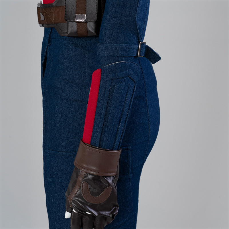 Movie Doctor Strange 2 Margaret Peggy Carter Cosplay Costume Captain Carter Bodysuit Battle Suit - Image 18