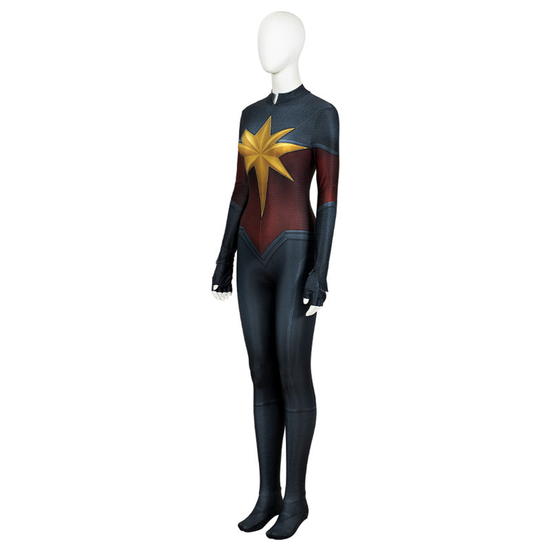 Captain Marvel Costumes The Marvel 2 Superhero Carol Danvers Jumpsuit Cosplay Costume - Image 4