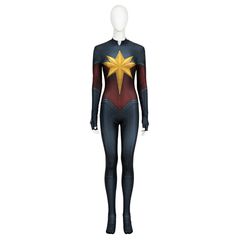 Captain Marvel Costumes The Marvel 2 Superhero Carol Danvers Jumpsuit Cosplay Costume - Image 2