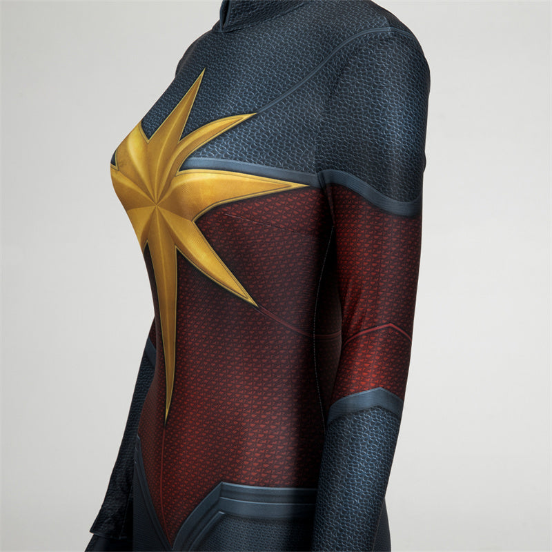 Captain Marvel Costumes The Marvel 2 Superhero Carol Danvers Jumpsuit Cosplay Costume - Image 11