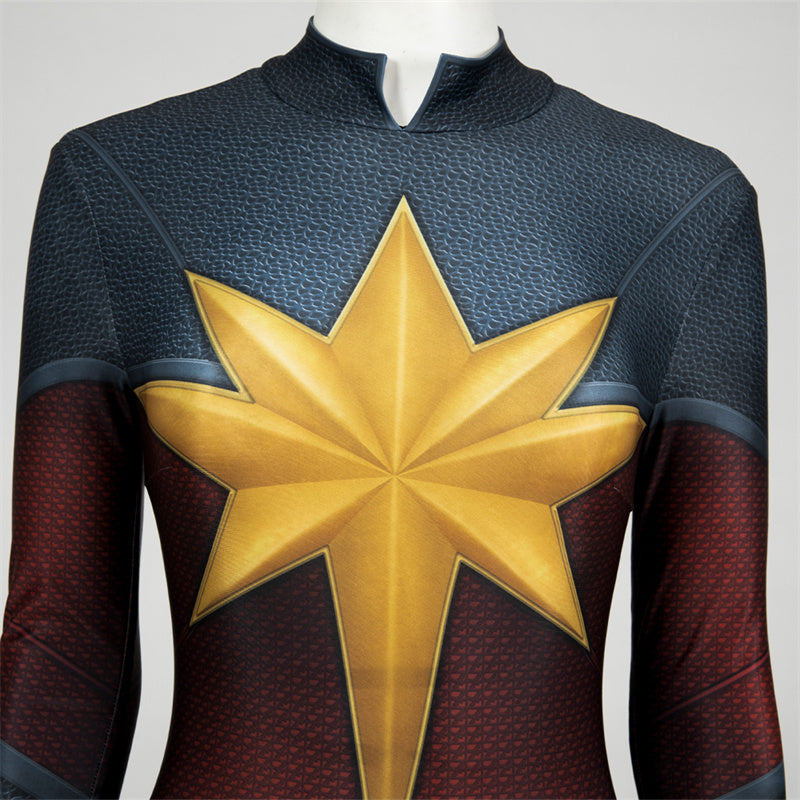 Captain Marvel Costumes The Marvel 2 Superhero Carol Danvers Jumpsuit Cosplay Costume - Image 9