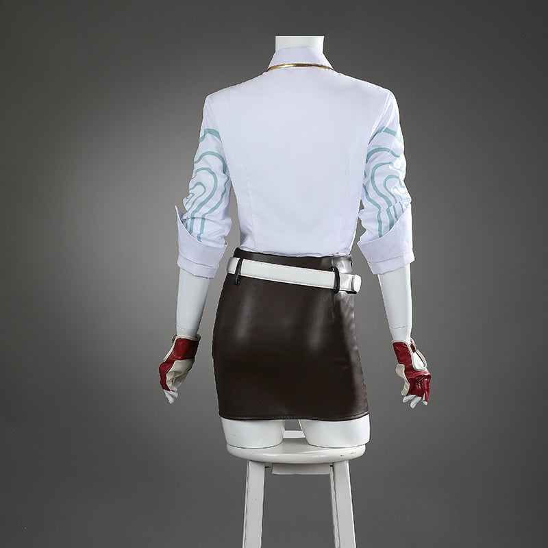 Valorant Chamber Female Cosplay Costume Game Valorant Dress Uniform Halloween Carnival Suit - Image 5