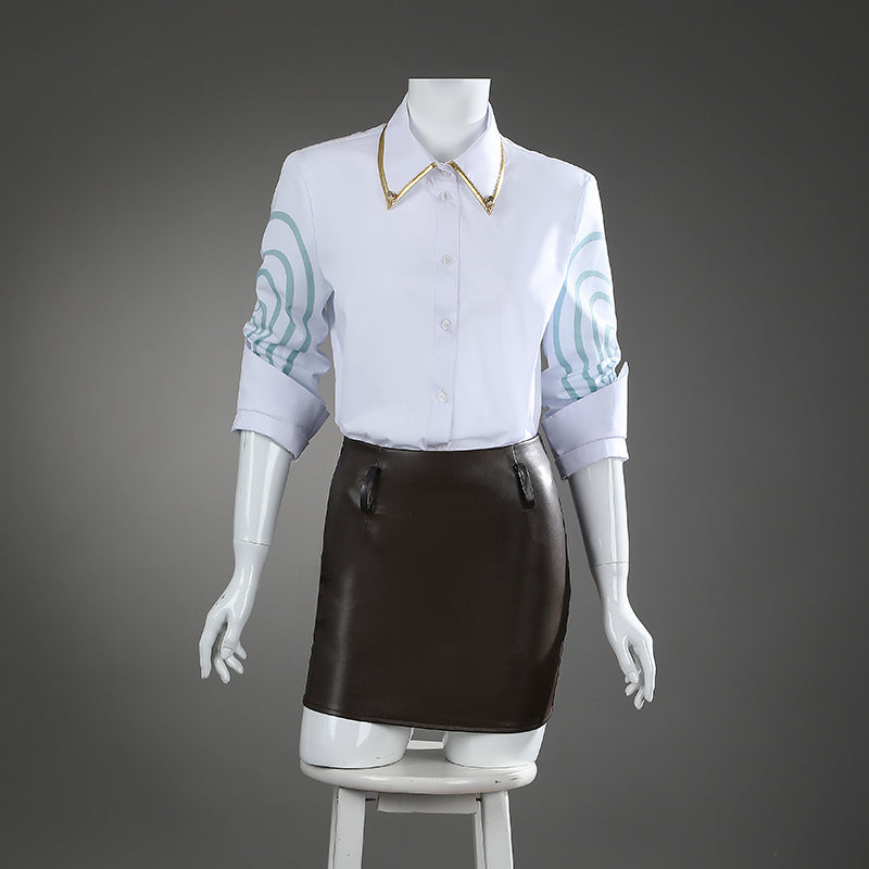 Valorant Chamber Female Cosplay Costume Game Valorant Dress Uniform Halloween Carnival Suit - Image 6
