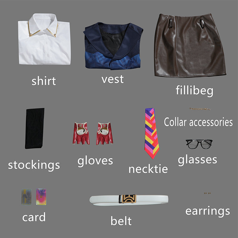 Valorant Chamber Female Cosplay Costume Game Valorant Dress Uniform Halloween Carnival Suit - Image 11