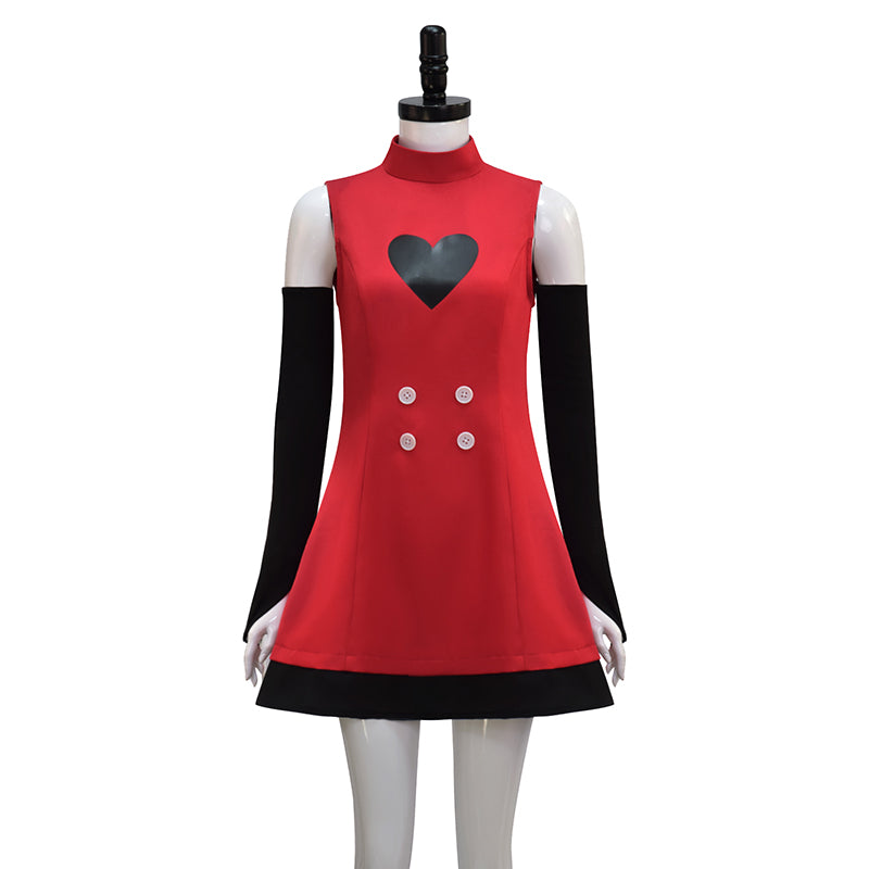 Charlie Morningstar Battle Dress Hazbin Hotel Charlie Full Demon Cosplay Costume Halloween Suit - Image 4
