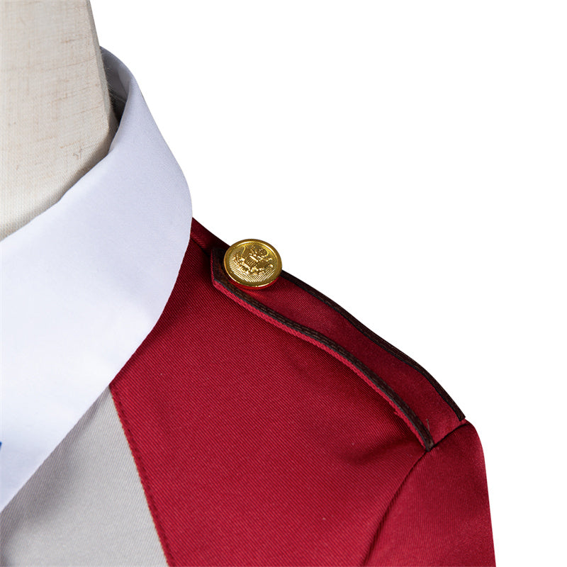 Anime Lycoris Recoil Nishikigi Chisato Cosplay Costume Red School Uniform JK Dress - Image 12