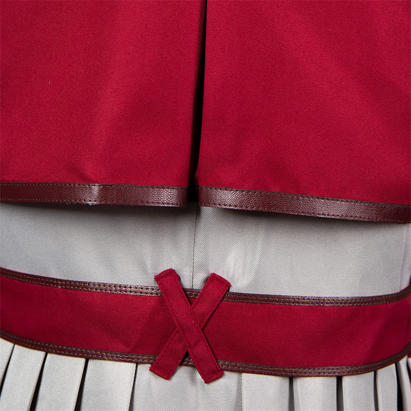 Anime Lycoris Recoil Nishikigi Chisato Cosplay Costume Red School Uniform JK Dress - Image 19