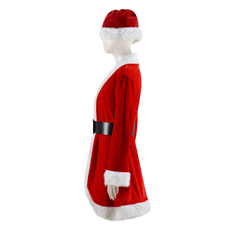 2022 Christmas Lady Cosplay Costume Christmas Party Suit Sexy Red Dress Bunny Girl Uniform - Image 4