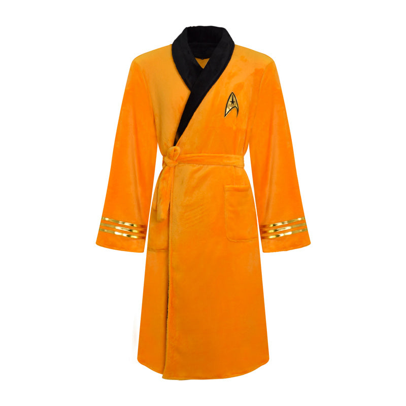 Star Trek Christopher Pike Cosplay Costume Yellow Bathrobe - Image 2