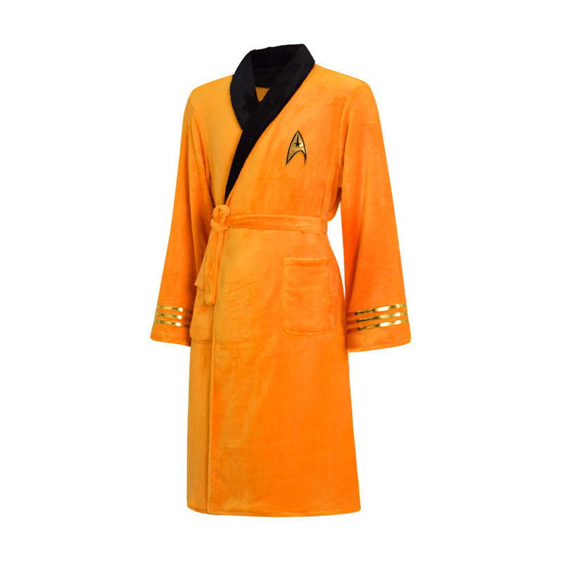 Star Trek Christopher Pike Cosplay Costume Yellow Bathrobe - Image 3