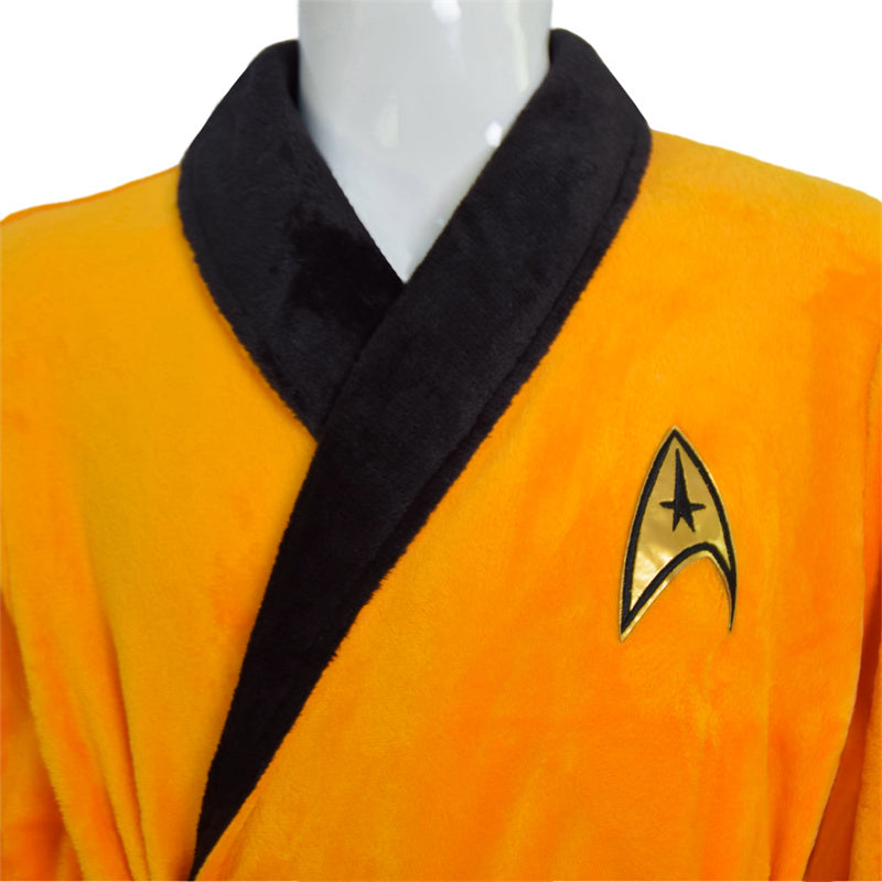 Star Trek Christopher Pike Cosplay Costume Yellow Bathrobe - Image 5