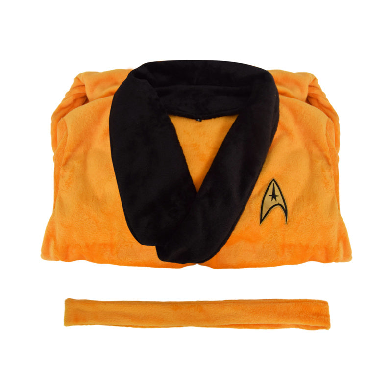Star Trek Christopher Pike Cosplay Costume Yellow Bathrobe - Image 7