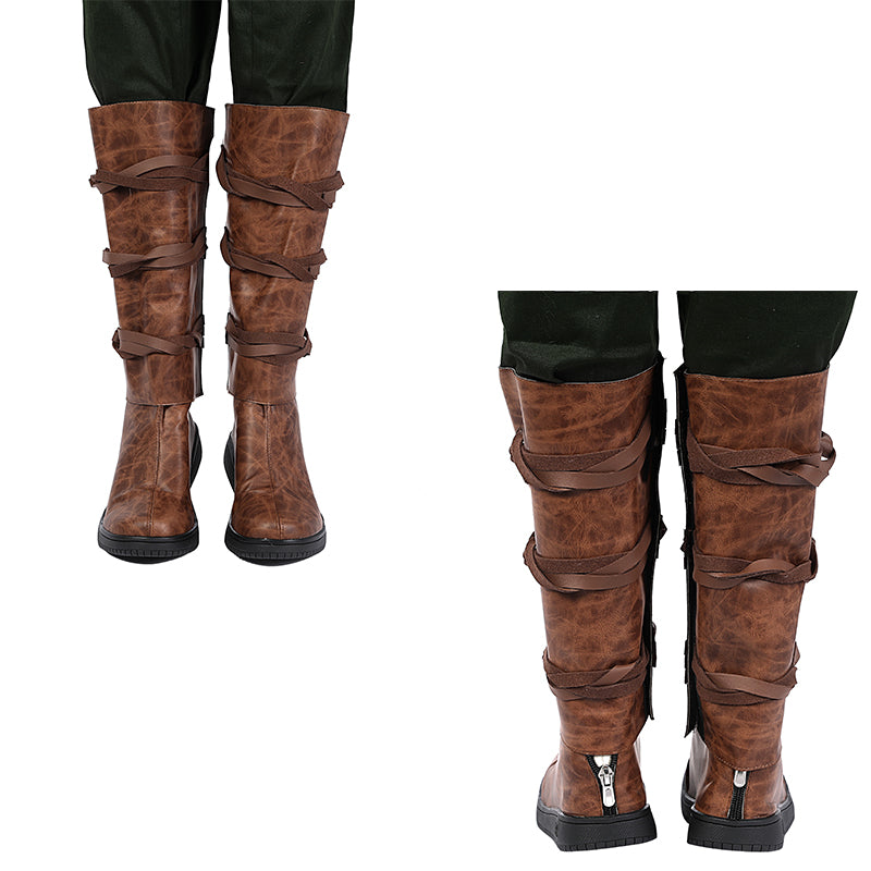 Ciri Cosplay The Witcher Season 2 Costume Cirilla Fiona Elen Riannon Outfit With Shoes - Image 9