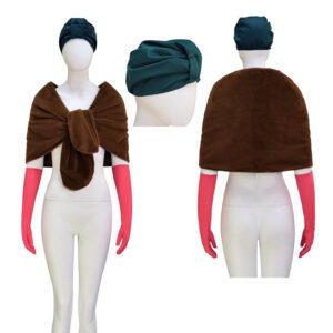 Clark Griswold Cosplay Christmas Vacation Costume Clark Headwear Shawl Outfit Christmas Party Suit