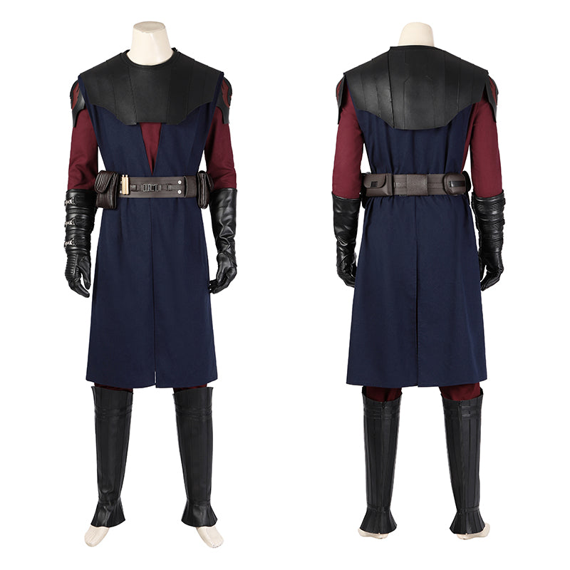 Clone Wars Anakin Cosplay Costume Star Wars Anakin Skywalker Uniform Halloween Cloak Outfits - Image 4