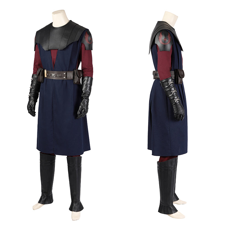 Clone Wars Anakin Cosplay Costume Star Wars Anakin Skywalker Uniform Halloween Cloak Outfits - Image 5