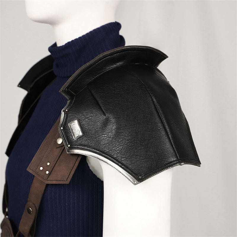 FF7 Cloud Strife Cosplay Final Fantasy VII Remake Costume Halloween Outfit Version 2 - Image 8