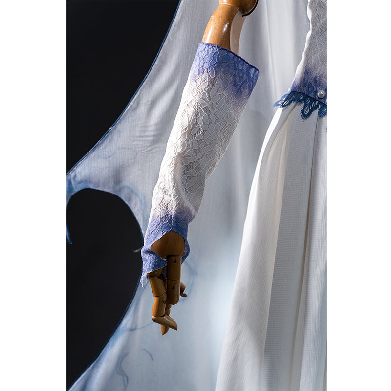Corpse Bride Dress Tim Burton's Corpse Bride Emily Cosplay Costume Halloween Carnival Suit - Image 8
