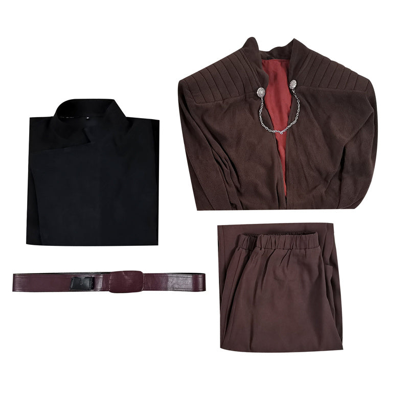 Star Wars Jedi Master Count Dooku Cosplay Costume Cape Outfit Halloween Party Suit - Image 10