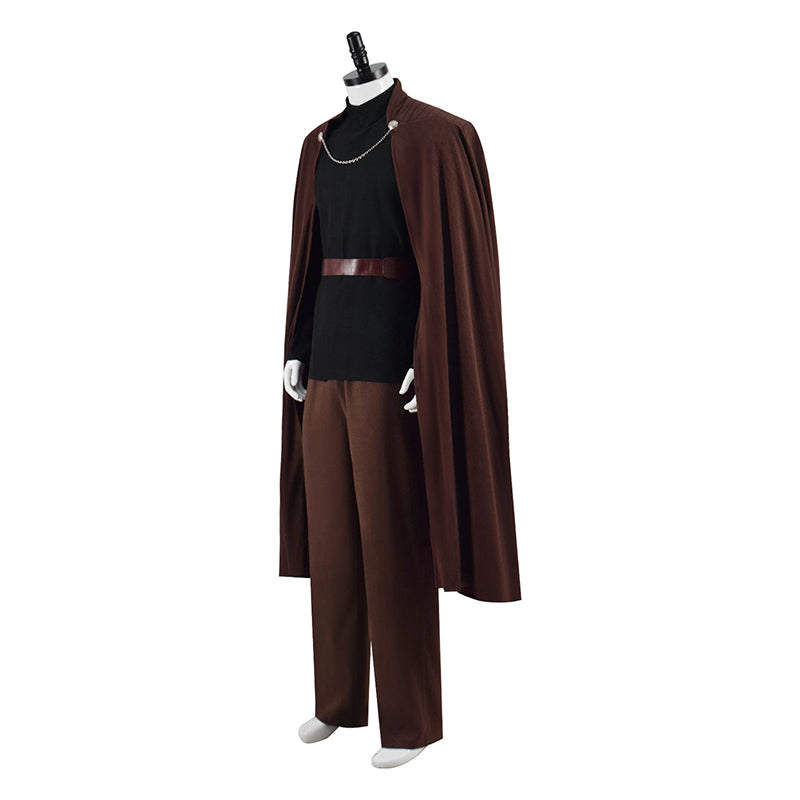 Star Wars Jedi Master Count Dooku Cosplay Costume Cape Outfit Halloween Party Suit - Image 3