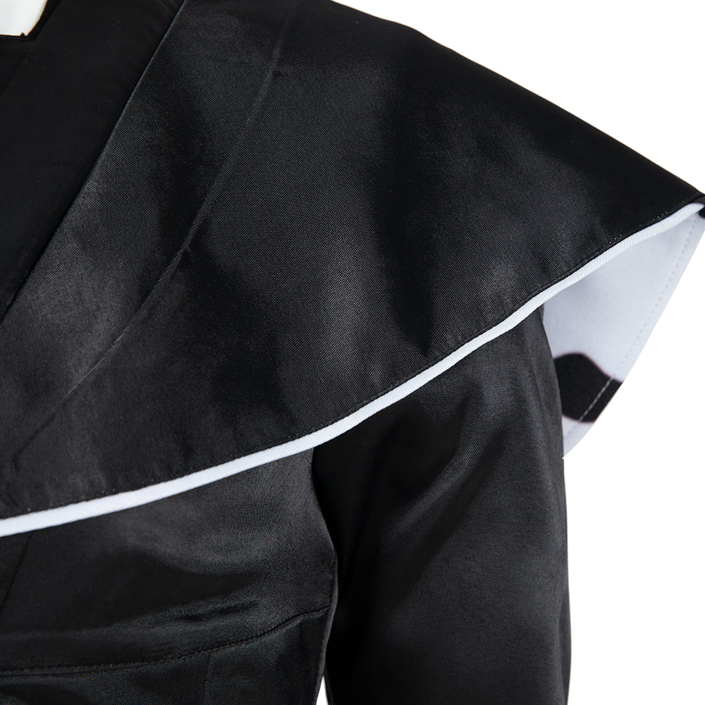Cruella Deville Cosplay Costume Black White Spot Coat Halloween Carnival Outfit - Image 14