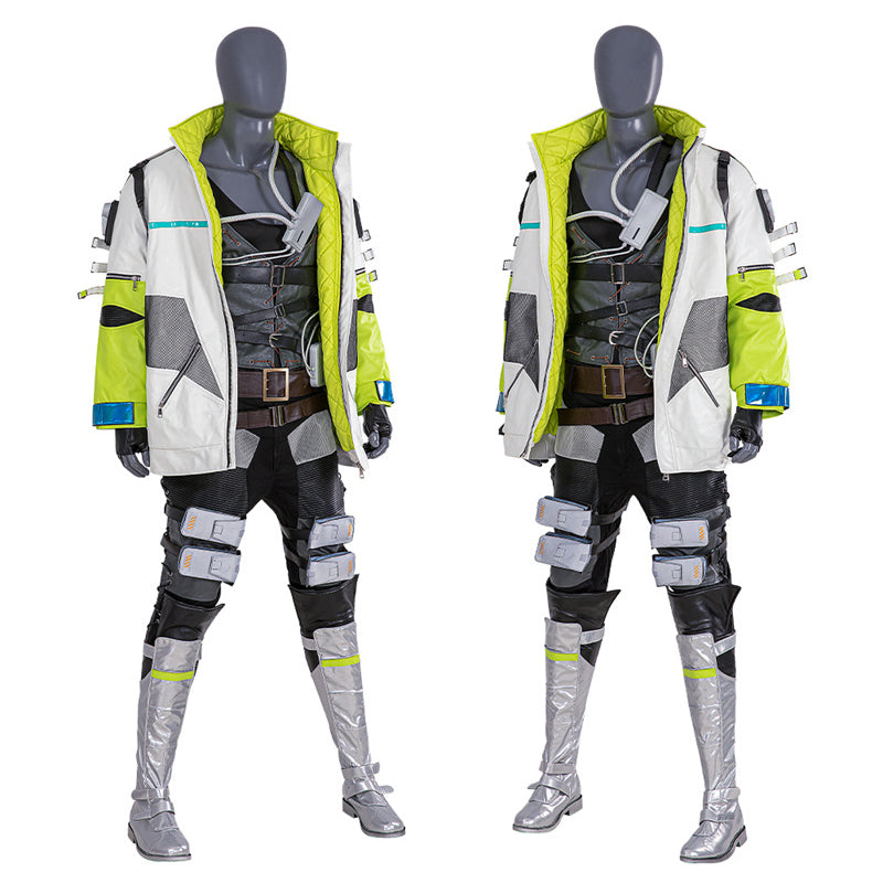 Game Apex Legends Crypto Cosplay Tae Joon Park Costume Halloween Party Suit - Image 3