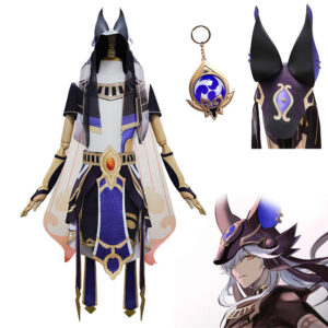 Genshin Impact Cyno Cosplay Costume Anime Adult Outfit Halloween Party Suit