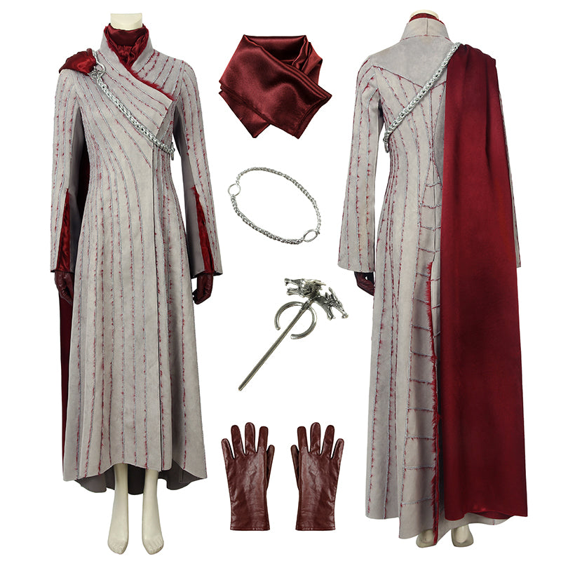 Daenerys Targaryen Cosplay Game of Thrones s8 Mother of Dragons Costume Suit