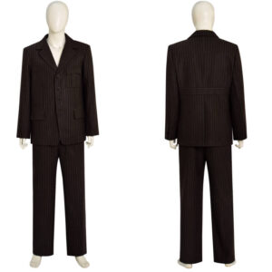 Tenth Doctor Brown Wool Suit Doctor Who 10th Doctor Cosplay Costume