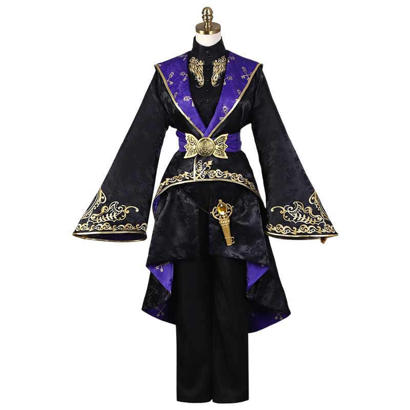 Twisted Wonderland Azul Ashengrotto Cosplay Costume Kids Geremonial Robes Full Set Outfit - Image 2