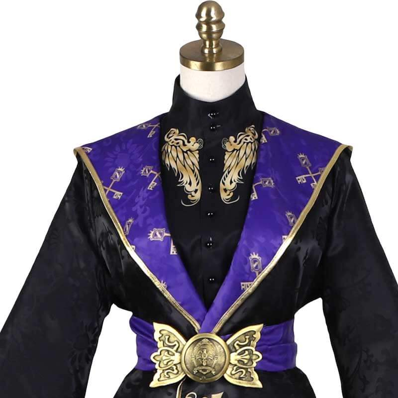 Twisted Wonderland Azul Ashengrotto Cosplay Costume Kids Geremonial Robes Full Set Outfit - Image 5