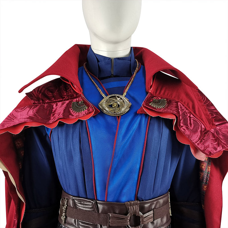 Doctor Strange 2 Stephen Strange Cosplay Dr. Strange Costume Red Robe Full Set - Image 13