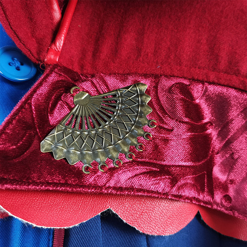 Doctor Strange 2 Stephen Strange Cosplay Dr. Strange Costume Red Robe Full Set - Image 14