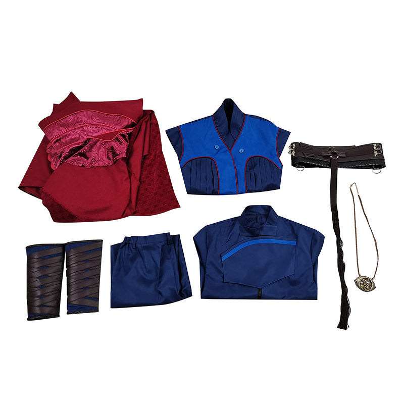 Doctor Strange 2 Stephen Strange Cosplay Dr. Strange Costume Red Robe Full Set - Image 20