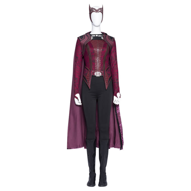 Doctor Strange 2: Scarlet Witch's New Costumes Doctor Strange in the Multiverse of Madness Wanda Cosplay Costume - Image 2