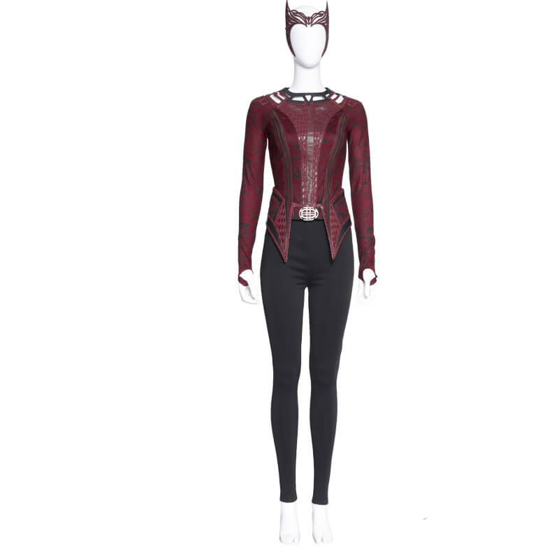 Doctor Strange 2: Scarlet Witch's New Costumes Doctor Strange in the Multiverse of Madness Wanda Cosplay Costume - Image 6