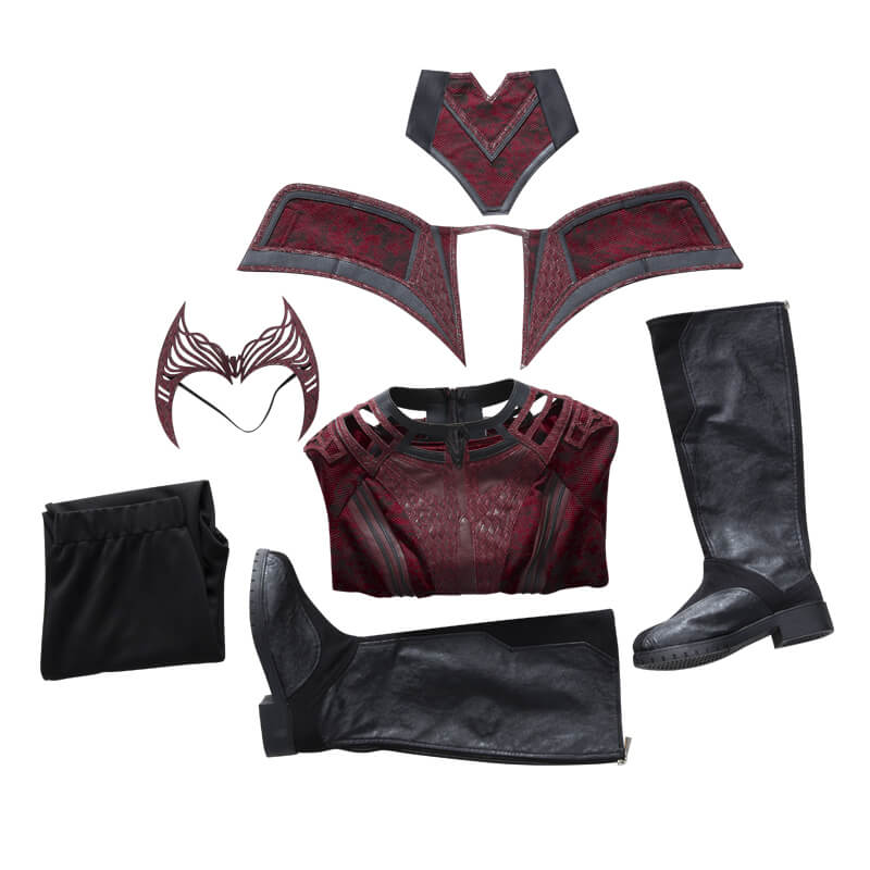Doctor Strange 2: Scarlet Witch's New Costumes Doctor Strange in the Multiverse of Madness Wanda Cosplay Costume - Image 5