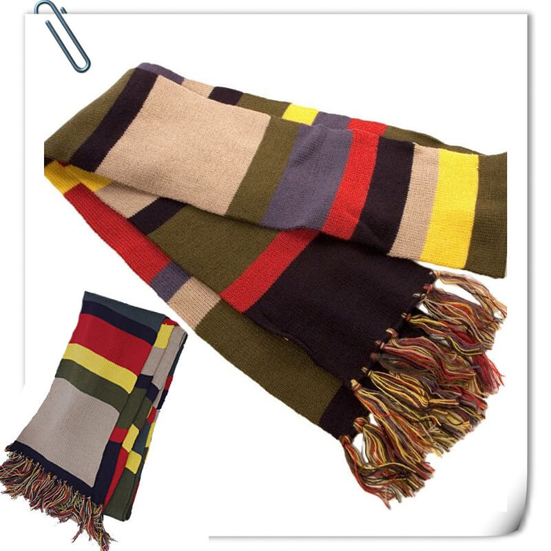 4th Doctor Scarf Doctor Who Fourth Doctor Cosplay Scarf