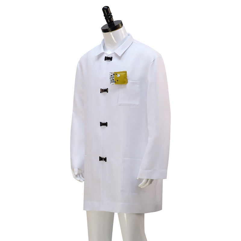 Fallout Dr Siggi Wilzig Cosplay Costume Fallout White Coat Outfit Halloween Carnival Suit - Image 3