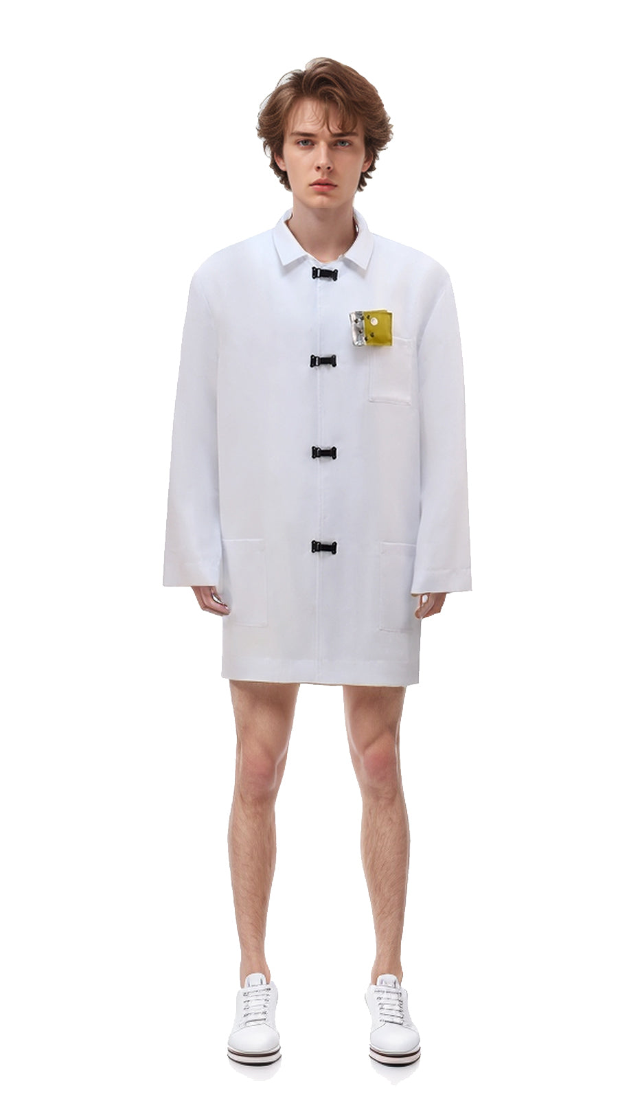 Fallout Dr Siggi Wilzig Cosplay Costume Fallout White Coat Outfit Halloween Carnival Suit - Image 7