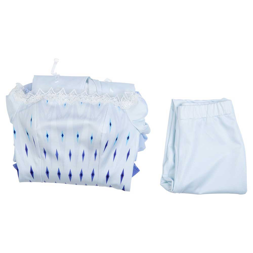 Frozen 2 Elsa Costume White Dress Cosplay Costume For Adults - Image 6