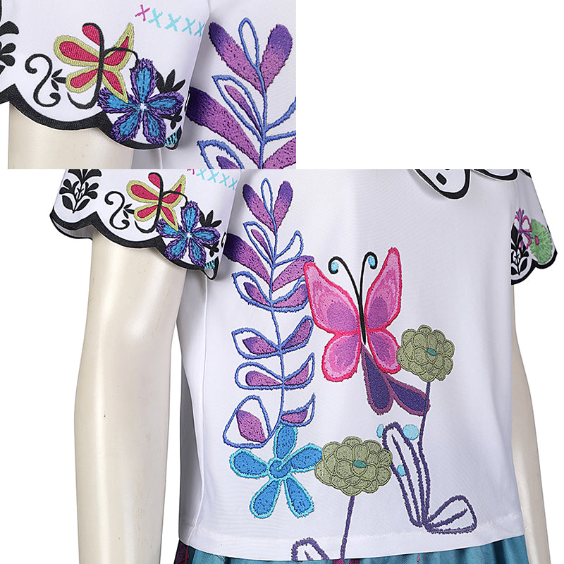 Encanto Cosplay Mirabel Madrigal Costume Fairy Tale Princess Magical Dress For Girls Women - Image 11
